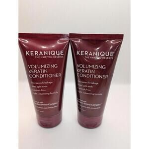 Keranique Volumizing Keratin Conditioner 4.5 oz Lot Of 2 Bottles